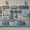 ada and engraved signs