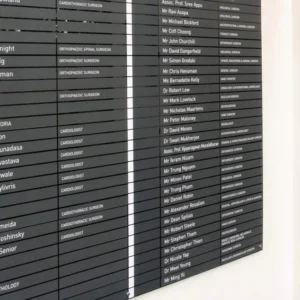 building directory boards