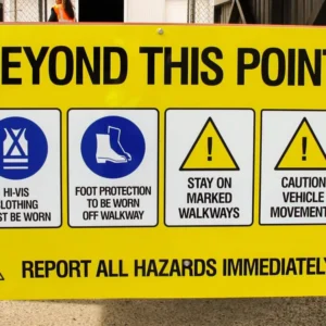 construction safety signs dubai