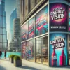 one way vision window graphics